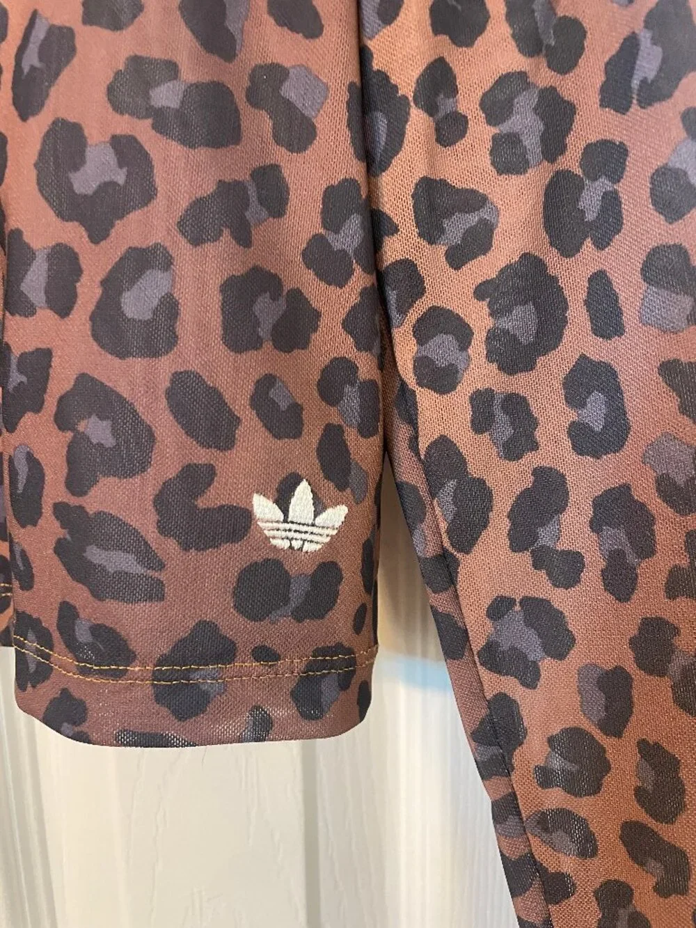 adidas | Leopard Long Sleeve Tee - Picture 5 of 8